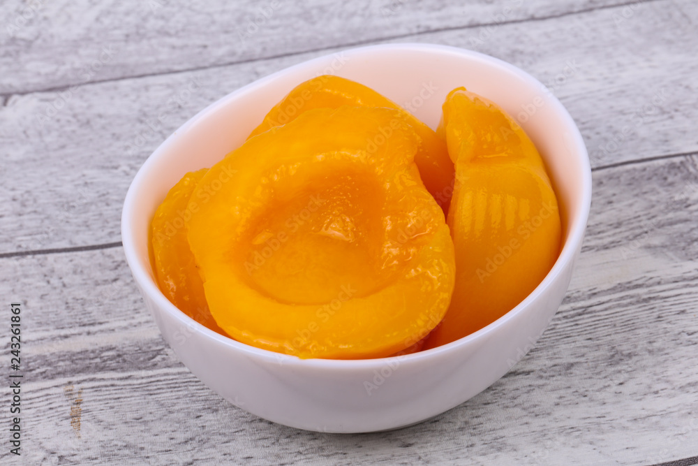 Sweet marinated peach Sweet marinated peach