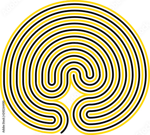 Troy town, maze, Steigra, Germany