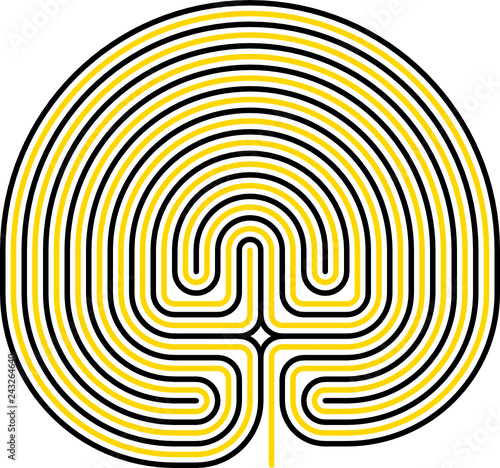 Troy town, maze, Visby, Sweden