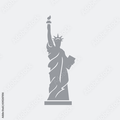 Statue of Liberty vector icon