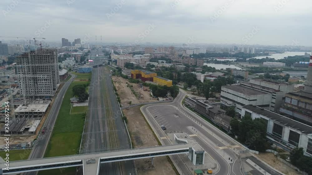 Moscow University named after S.Yu. Witte. Aerial video shooting. Moscow University named after S.Yu. Witte. Aerial video shooting.