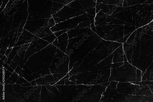 Black marble texture with white veins and curly seamless patterns , interiors tile luxury abstract for background
