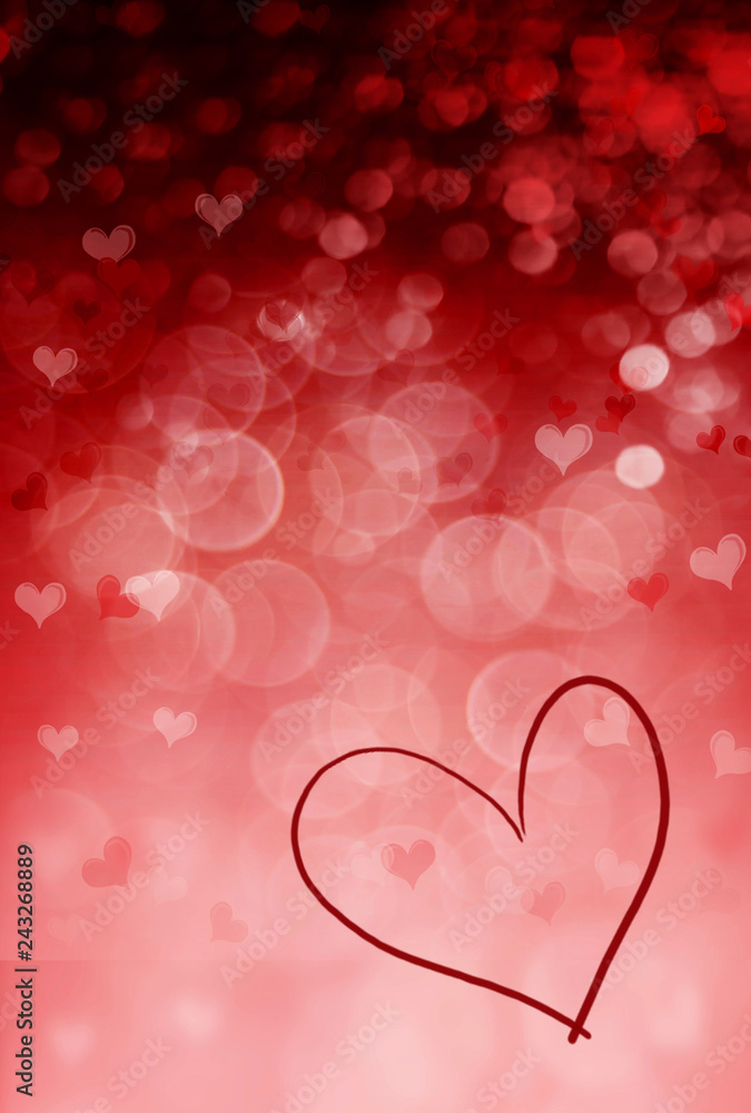 background as valentines day concept