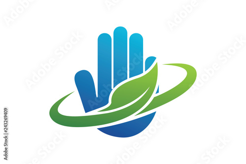 ECO HAND LOGO DESIGN