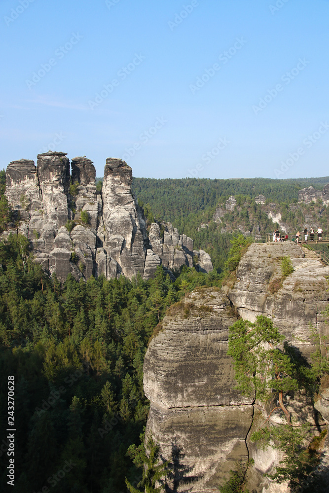 Saxon Switzerland, Elbe Sandstone Mountains, rock formation, Germany