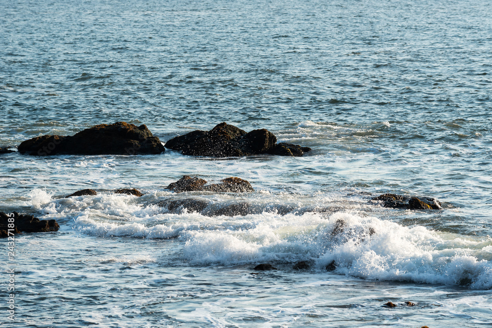 Obraz premium 波飛沫