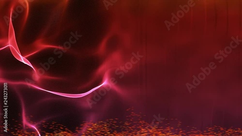 Abstract animated disign red patterns background photo