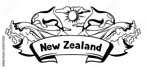 New Zealand print design.
