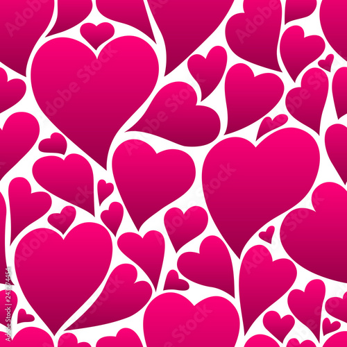 Happy Valentine Day seamless pattern.