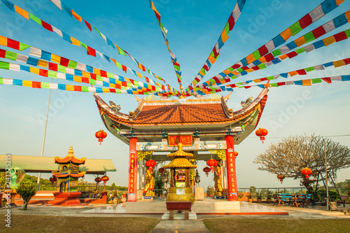 chinese buddhist temple or Chinese Goddess of Mercy Shrine photo