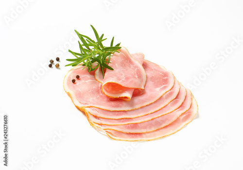 Slices of Prosciutto Cotto