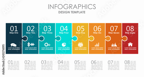 Infographic design template with place for your data. Vector illustration.