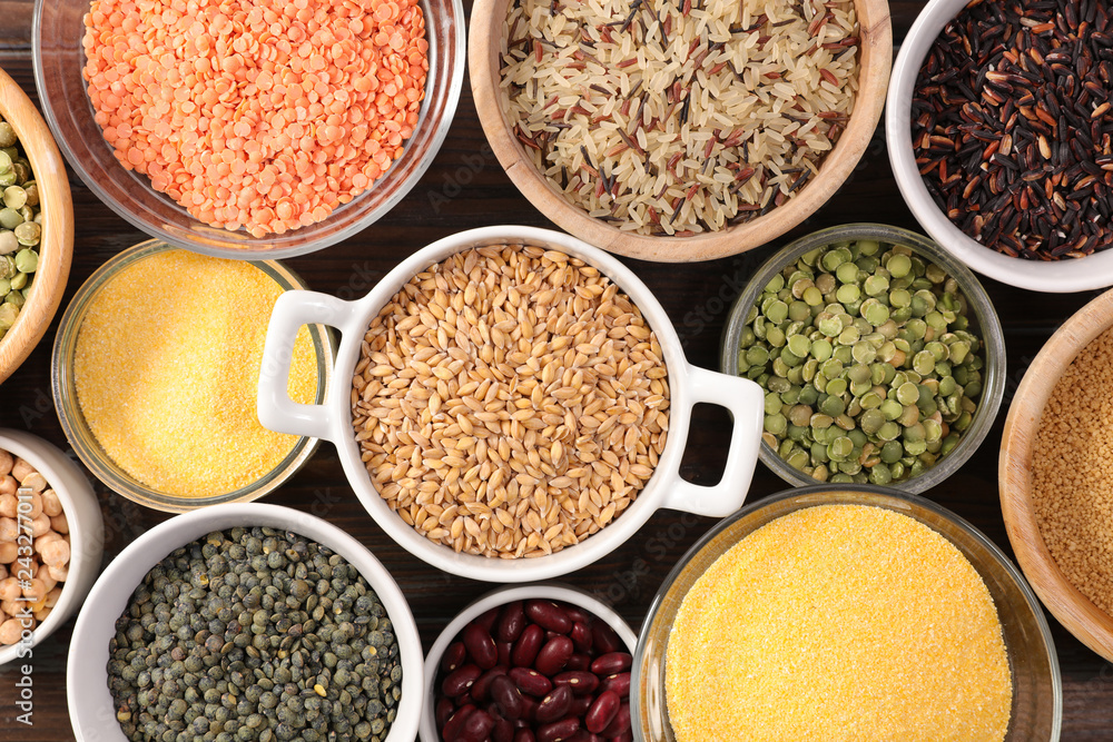 assorted grain and cereal assorted grain and cereal