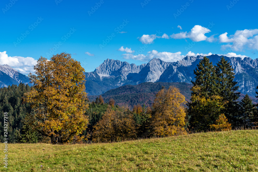 Bayern - Garmisch - Partnachklamm - Wanderung vom Eckbauer nach Wamberg