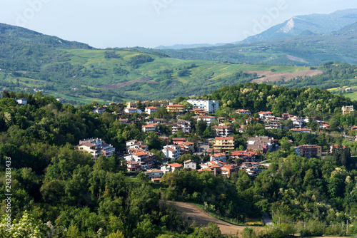 Summer panorama Republic of San Marino.