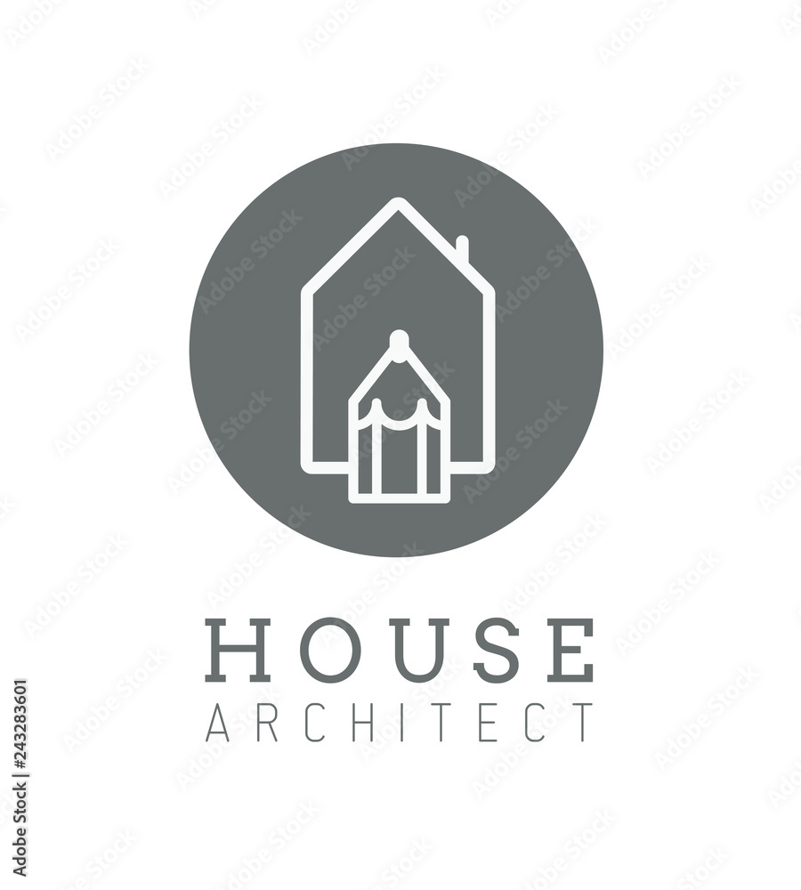     logo pour un cabinet d'architecte, constructeur, bâtisseur, urbaniste, bureau d'étutude 