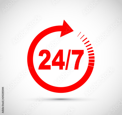 twenty four seven icon
