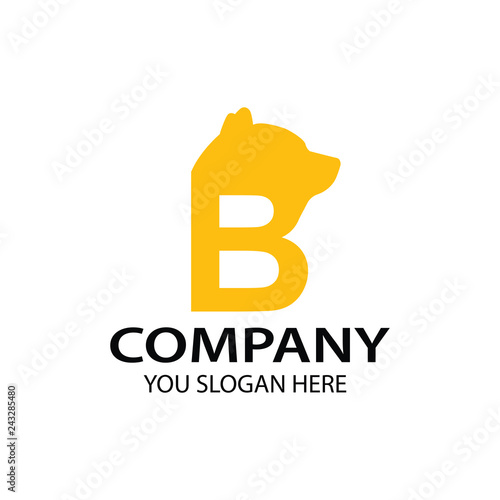 logo custome b with bear
