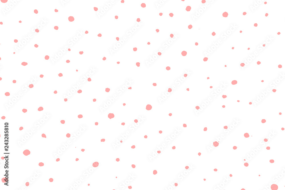 Abstract background, pink spots on a white background. Design element for the design of cards. isolated