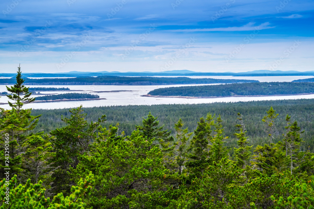 Schoodic Head Point in Acadia National Park, Maine