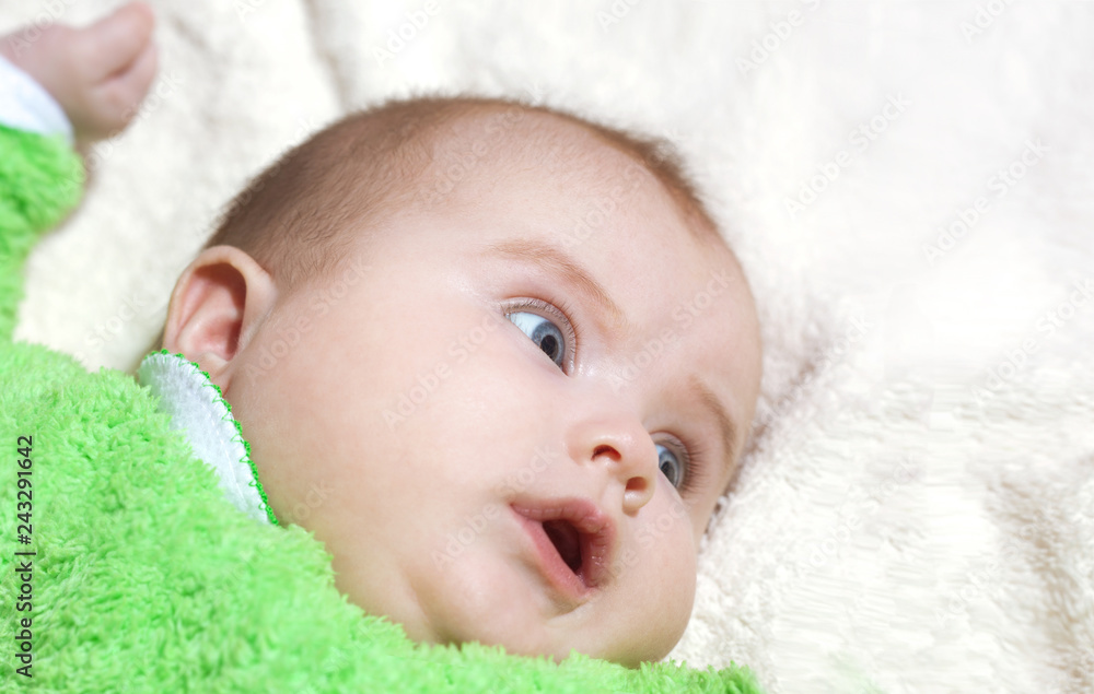 children, people, infancy and age concept. beautiful happy baby on light background at home children, people, infancy and age concept. beautiful happy baby on light background at home