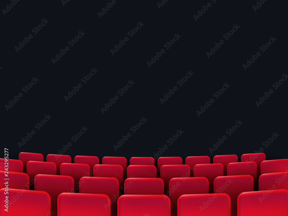 Cinema seats isolated Cinema seats isolated