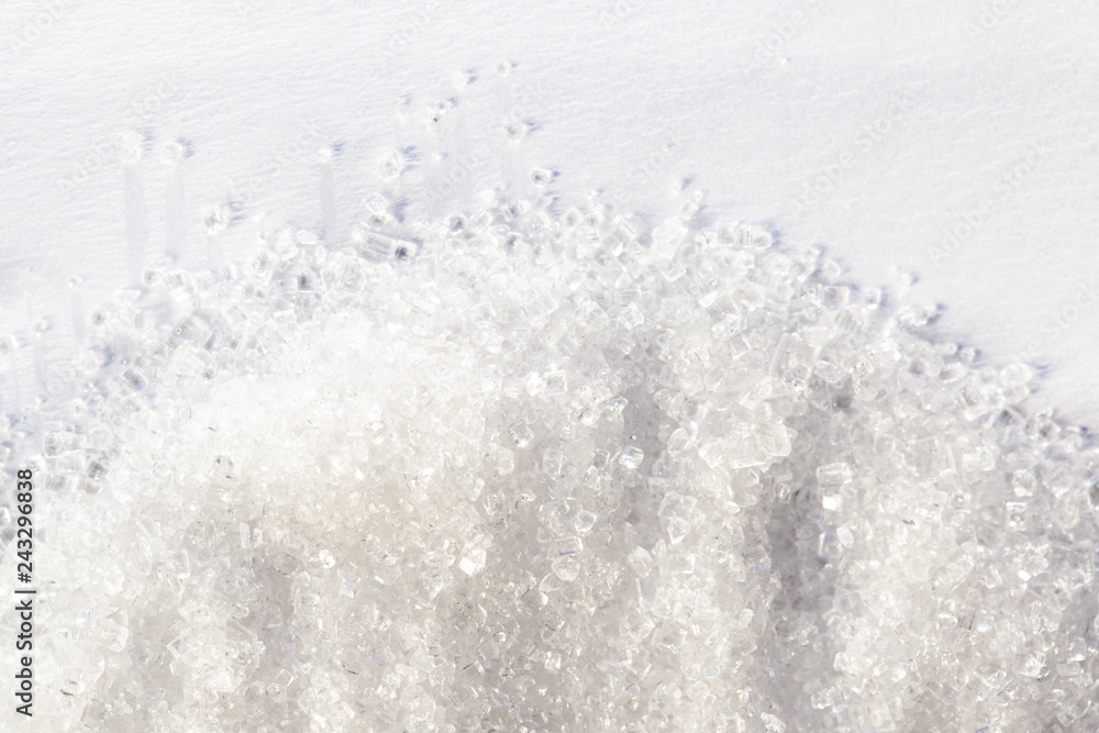 white granulated sugar, macro, backround, texture