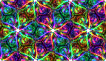 Acrylglasbilder Muster nach Farbe Blumenmandala Muster im Naturdesign  © Anne Mathiasz