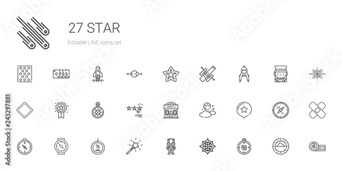 star icons set