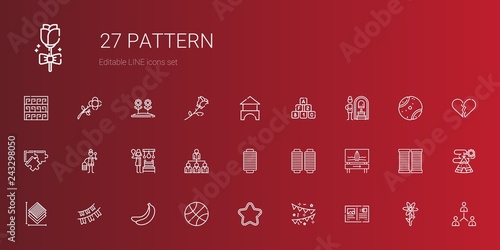 pattern icons set