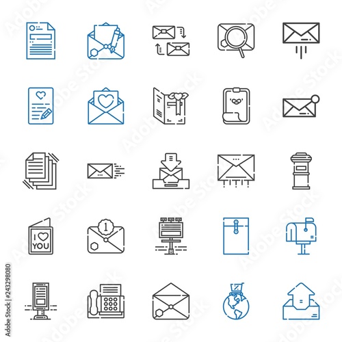 email icons set