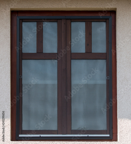 old wooden window