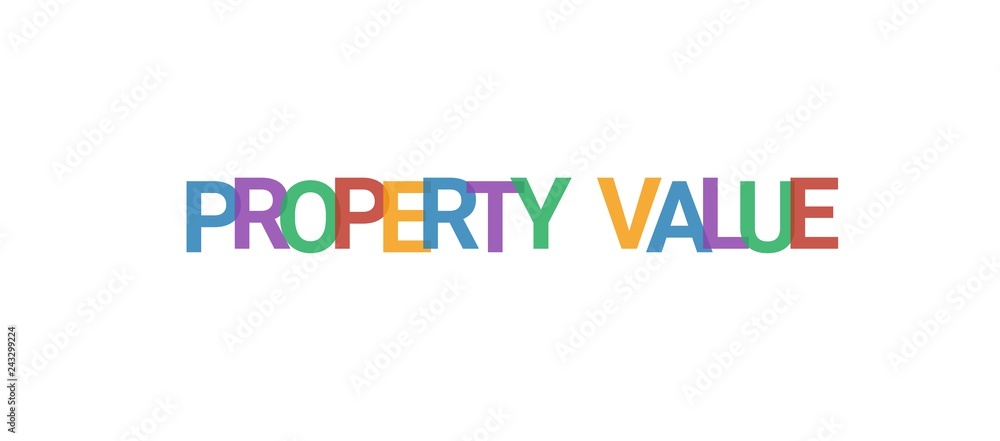 Property value word concept
