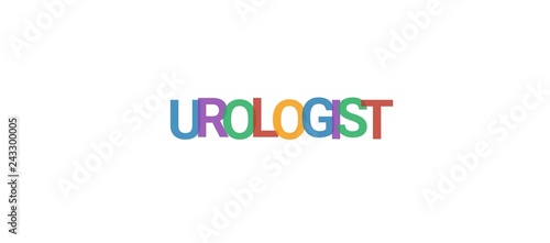 Urologist word concept