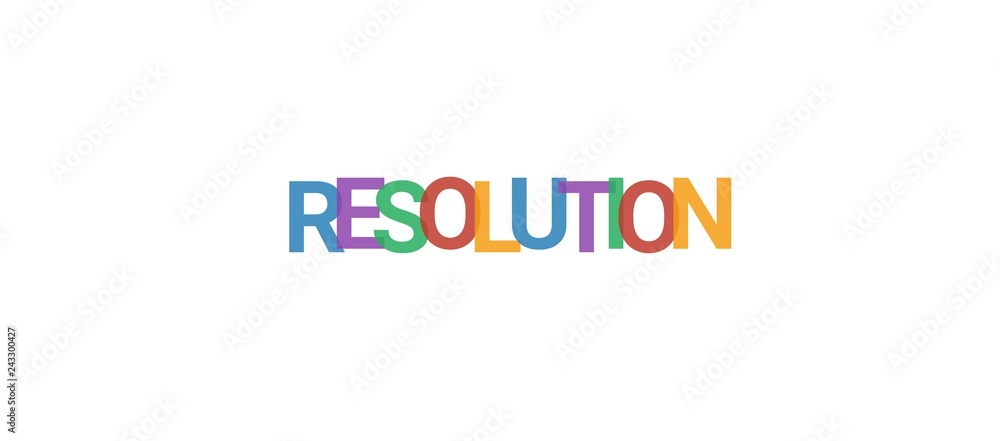Resolution word concept Resolution word concept