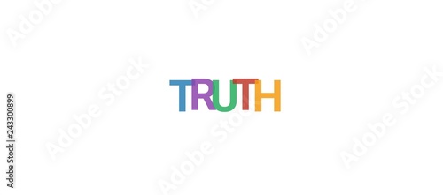 Truth word concept