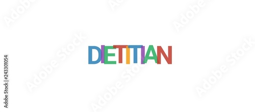 Dietitian word concept