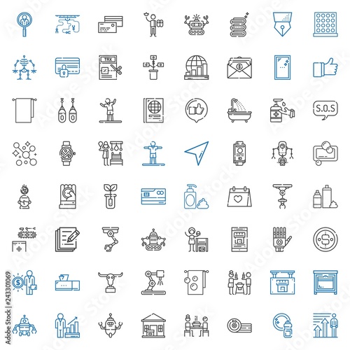hand icons set
