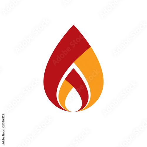 The power of burning flame,...