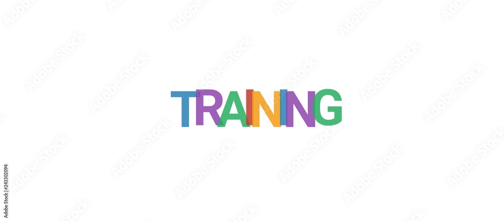 Training word concept Training word concept