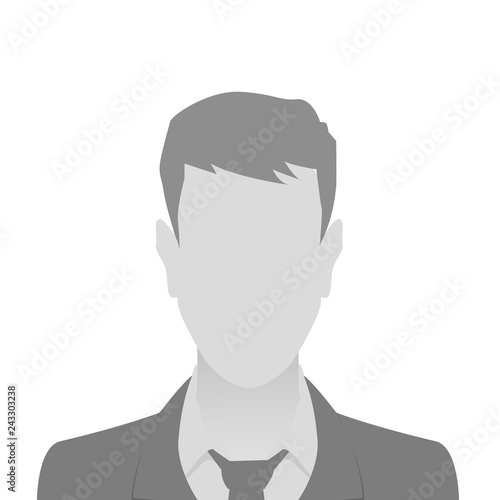 Person gray photo placeholder man
