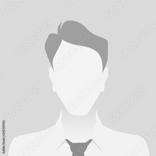 Person gray photo placeholder man