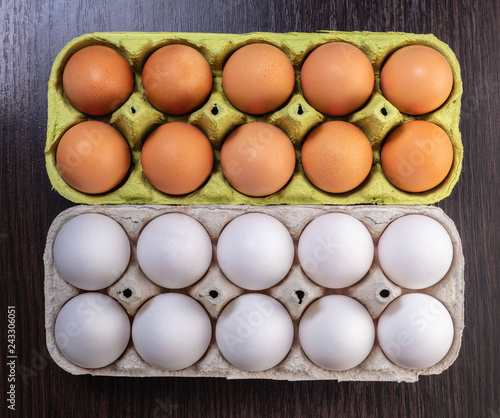 chicken eggs in a package © AllFOOD