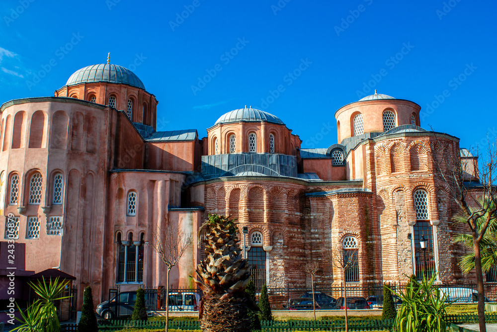 Obraz premium Molla Zeyrek Mosque (Pantocrator Monastery Church) Fatih District, Istanbul, Turkey