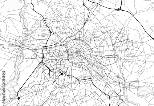 Area map of Berlin, Germany