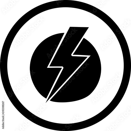 Vector Electric Shock Icon