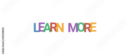 Learn more word concept