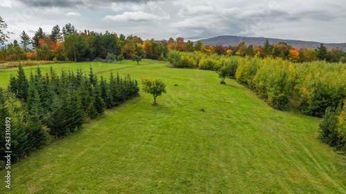 Ariel landscape taken with drone