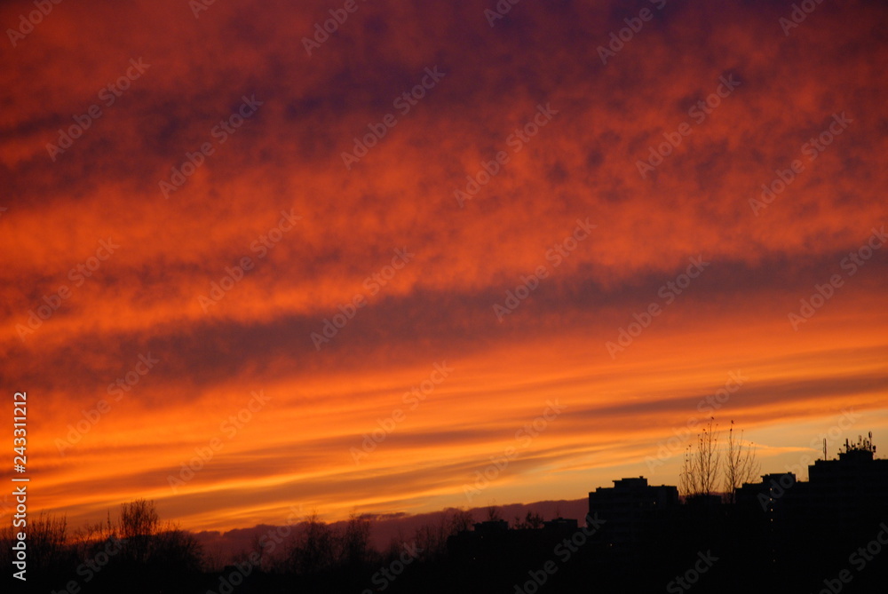 Himmel Abenrot Himmel Abenrot