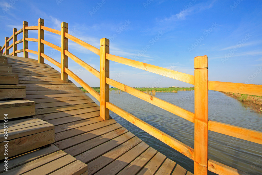 wooden bridge wooden bridge